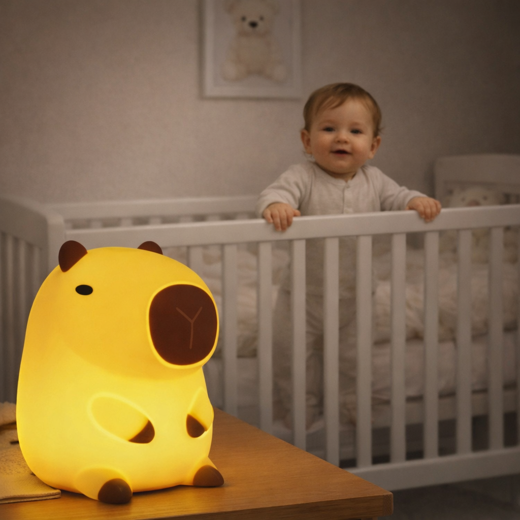 Squishy Capybara Night Light