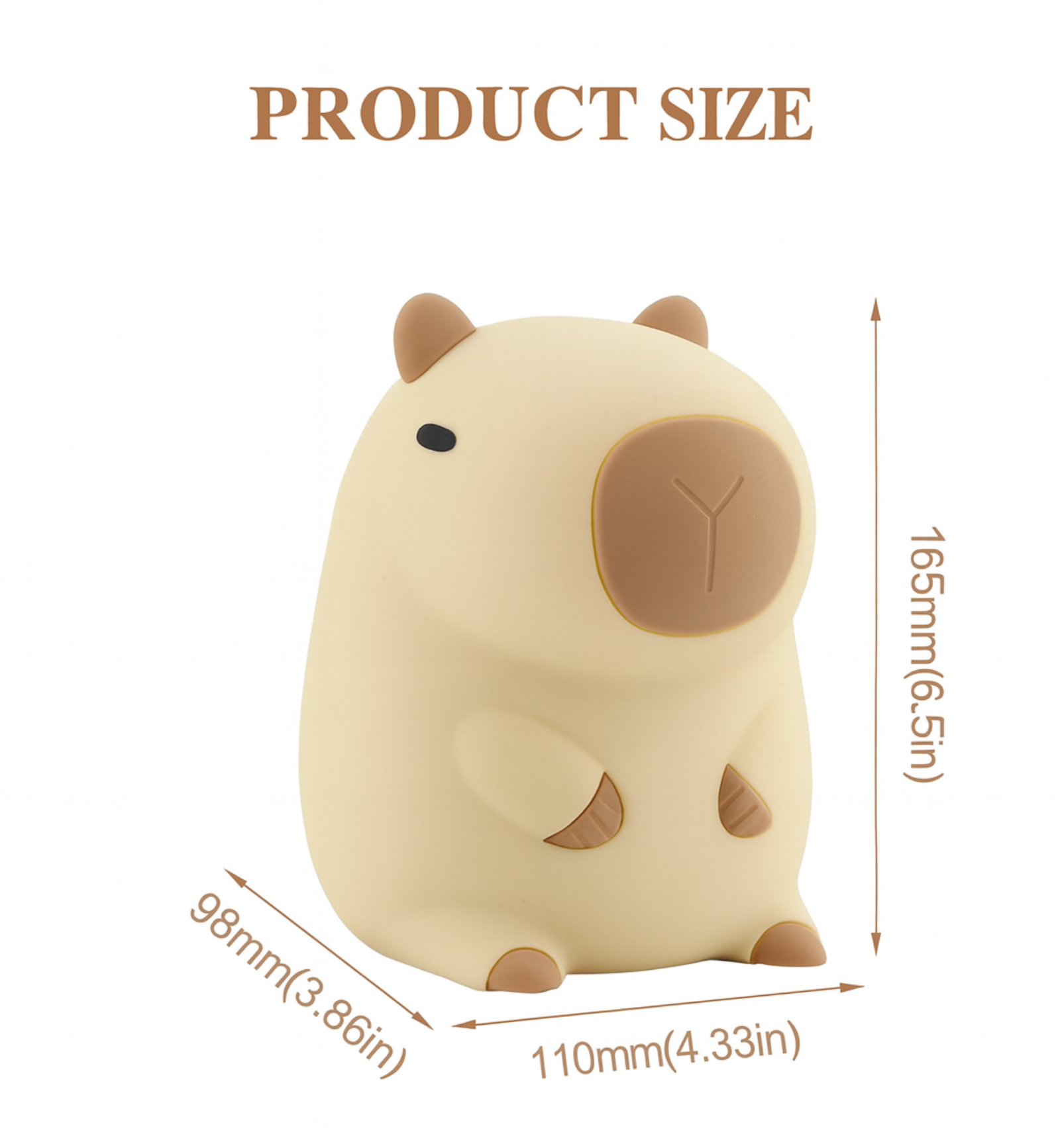 Squishy Capybara Night Light